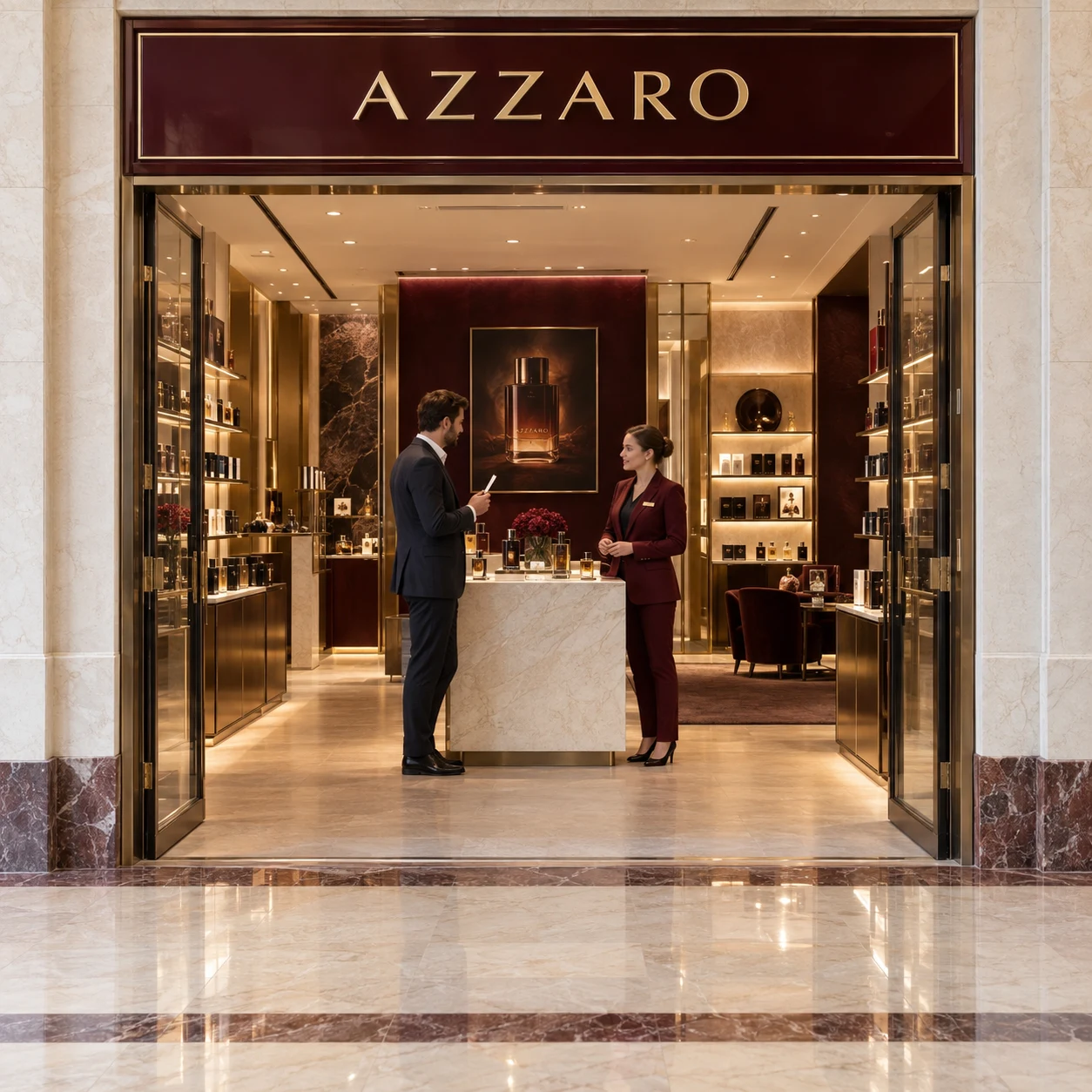 Le salon Azzaro chez Passion Parfum